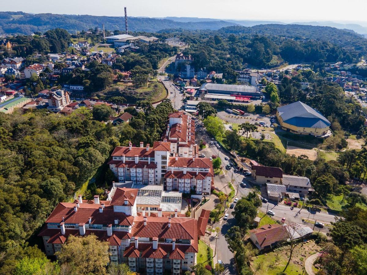 Apto 2 dorm no centro de Gramado Exterior foto